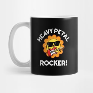 Heavy Petal Rocker Cute Heavy Metal Flower Pun Mug
